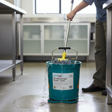 Cleanmax Contractor Mop Wringer Bucket — Green, 16L, Side-Press