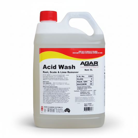 Agar Rust, Scale & Lime Remover Acid Wash — 5L