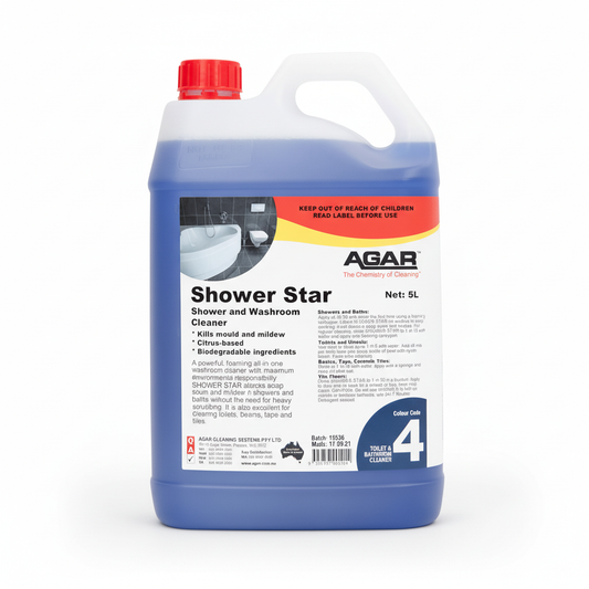 Agar Shower and Washroom Cleaner Shower Star — 5L