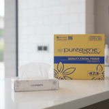 Puregiene Facial Tissue Superior — 2 Ply, 100 Sheet, Carton of 30