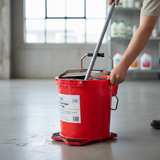 Cleanmax Mop Wringer Bucket Contractor Red — 16L