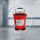 Cleanmax Mop Wringer Bucket Contractor Red — 16L