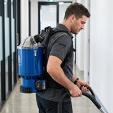 Pacvac Superpro Go Battery Backpack Vacuum — Cordless Commercial HEPA