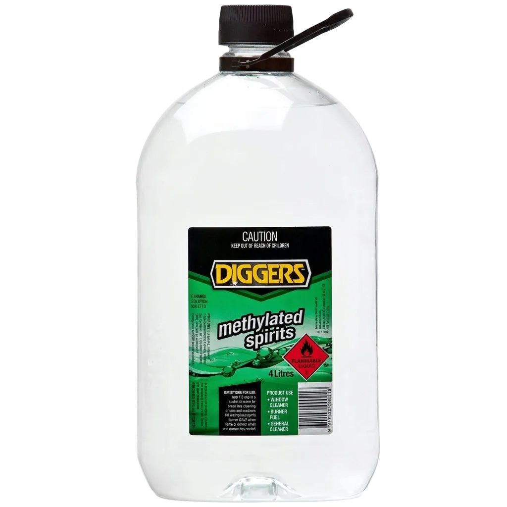 Methylated Spirits — 4L High-Purity Industrial Solvent