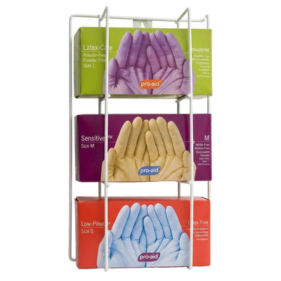 Wire Disposable Glove Dispenser — Triple