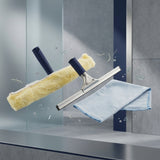 CleanMax Contractor Window Cleaning Kit — Includes Squeegee, T-Bar & Glass Microfibre Cloth
