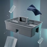 Cleanmax Maids Carry Basket — Grey
