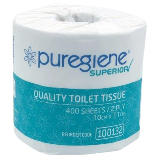 Puregiene Toilet Tissue Superior 2 Ply 400 Sheet