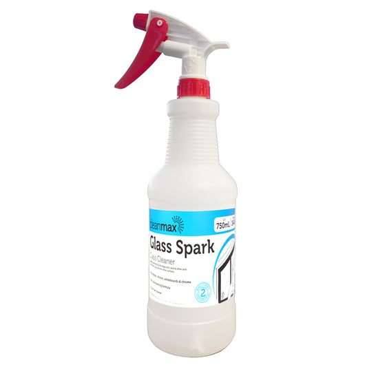 Cleanmax Spray Bottle Glass Spark 750mL Each