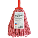 Cleanmax Cotton Mop Head Contractor Red — front view